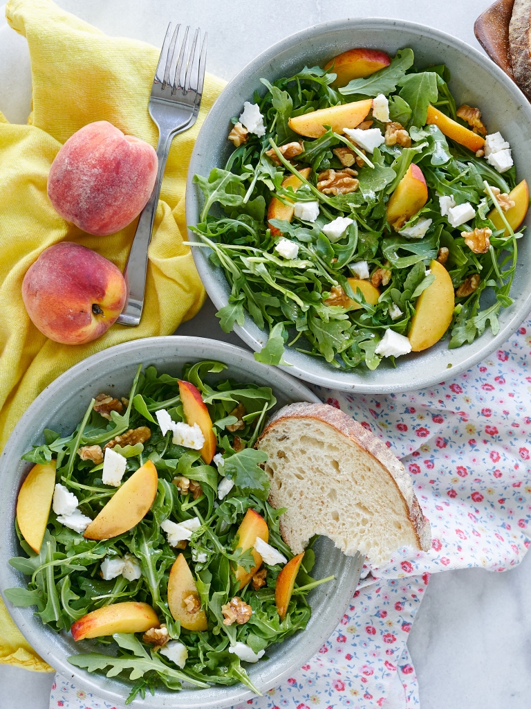 Peach Arugula Salad 11 Peach Arugala Salad DSC04609 2500px Web