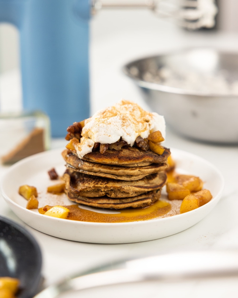 Gingerbread Protein Pancakes 1 GingerbreadPancakes 8329