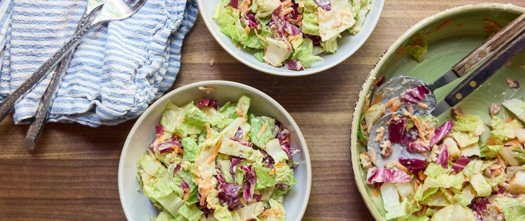 Scrumptious Salad with Hummus Dressing 2 27657 7