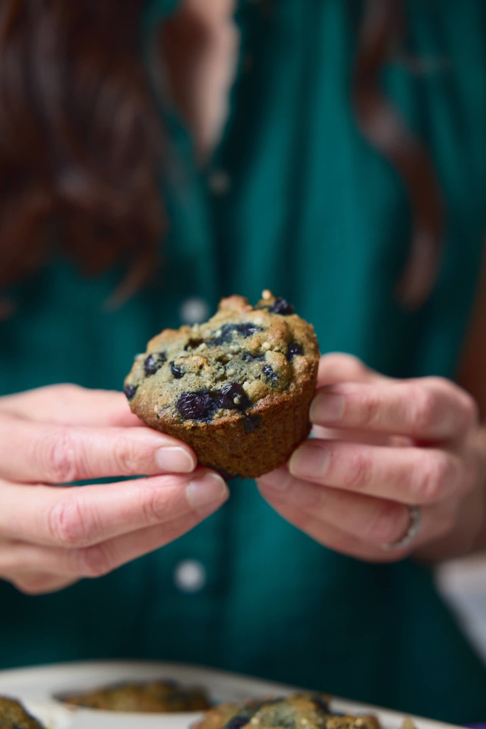 Blueberry Hemp Muffins