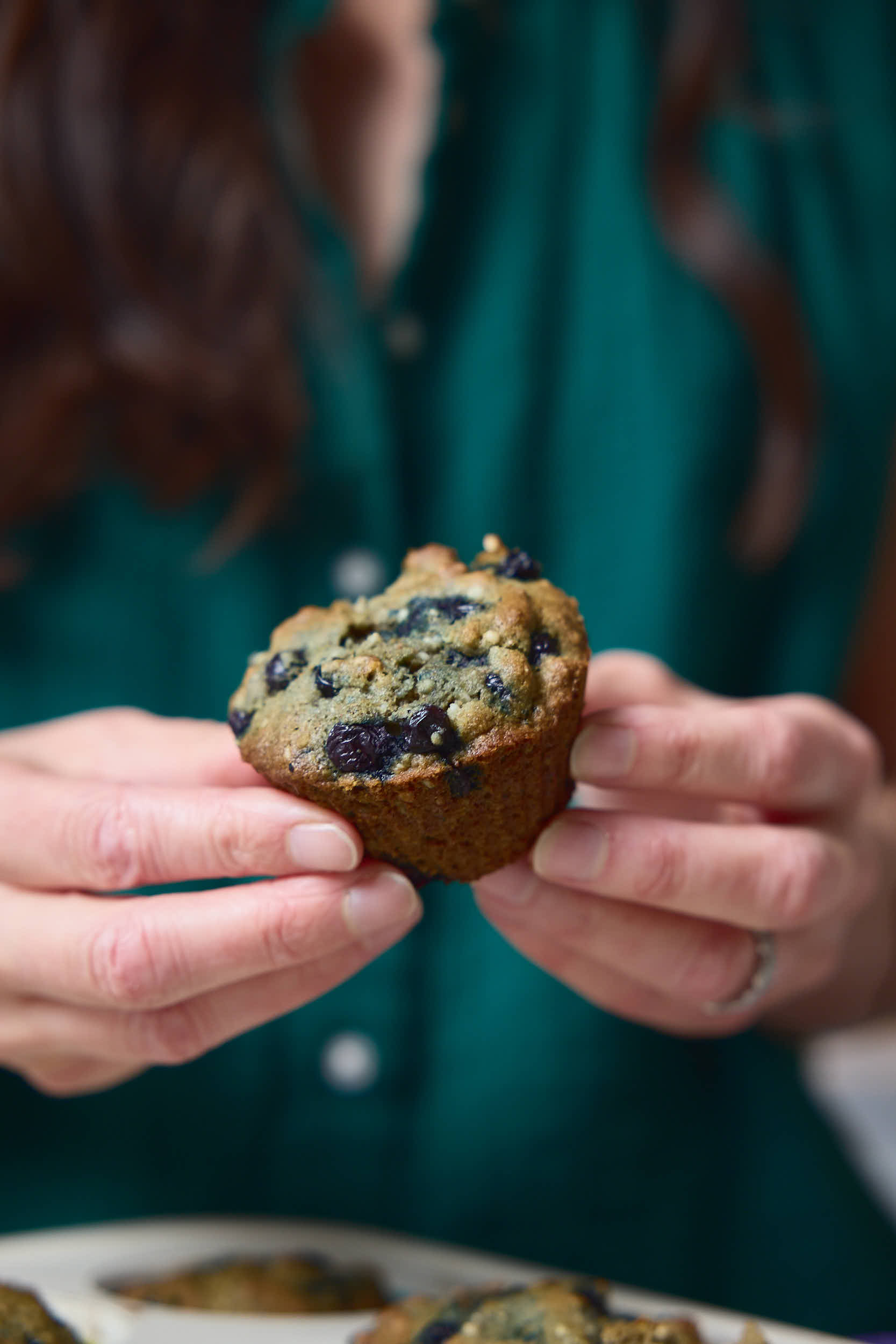 Blueberry Hemp Muffins