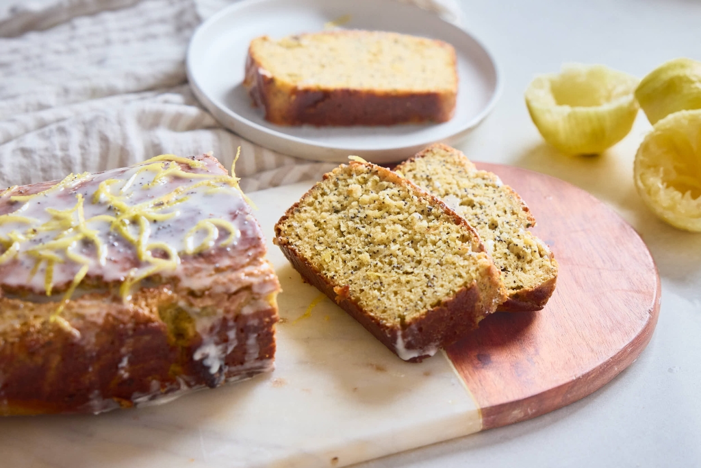 Gluten-Free Lemon Poppyseed Loaf with Almond Flour 5 R5C 2296 Web