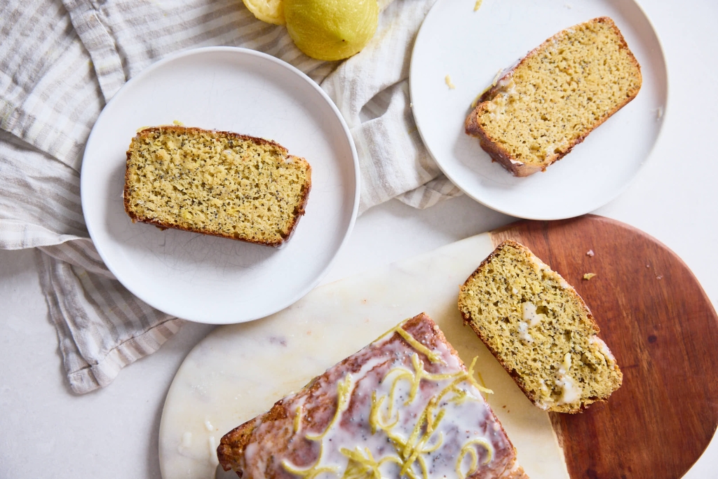 Gluten-Free Lemon Poppyseed Loaf with Almond Flour 8 R5C 2300 Web